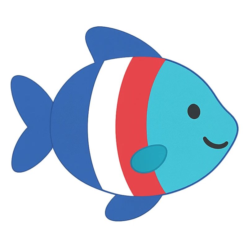 Poisson rayé