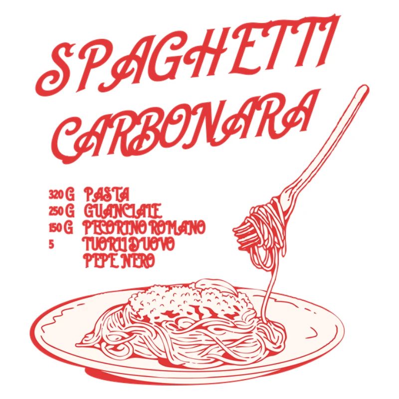 Recette de spaghetti à la carbonara