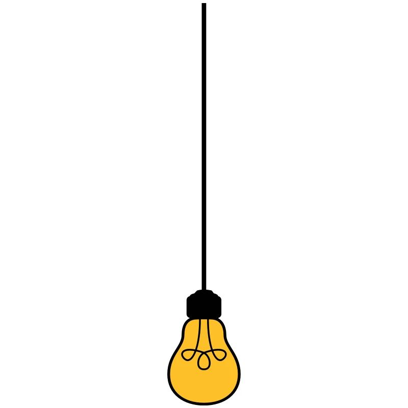 ceiling top cable hang light bulb light electricity id