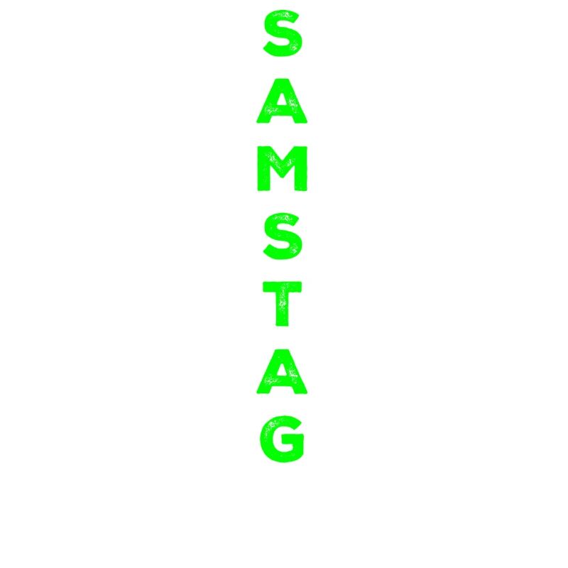 Samstag - grün