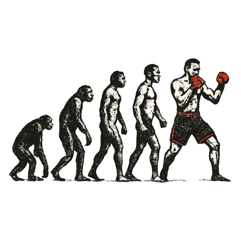 Évolution vers un combattant de MMA dans le style grunge