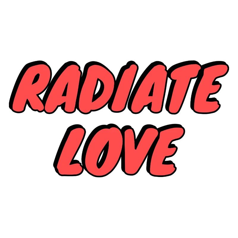 Radiate Love Typography