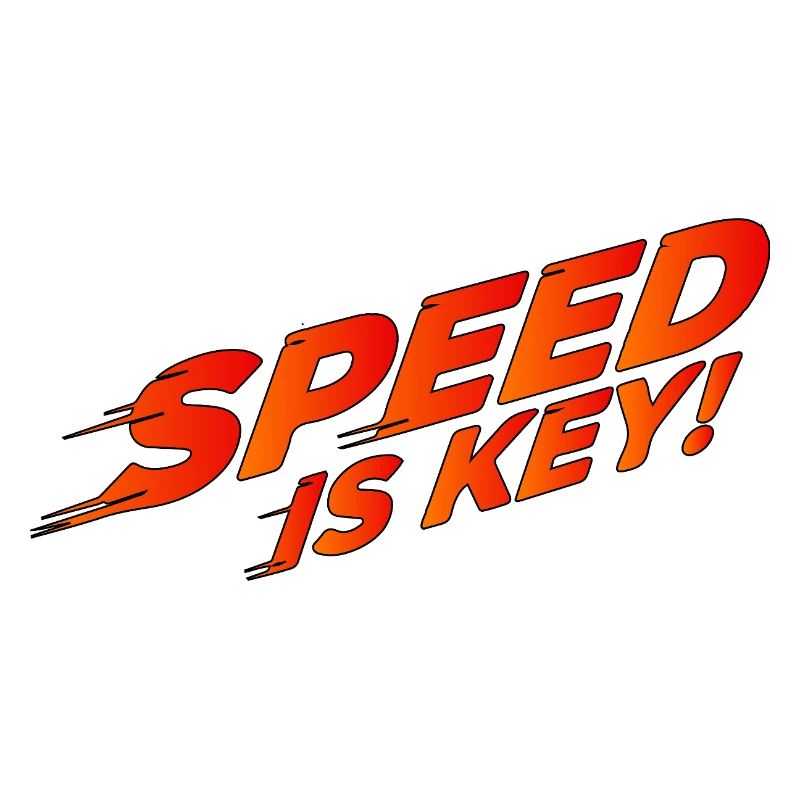 Speed Is Key Retro Racing Tee