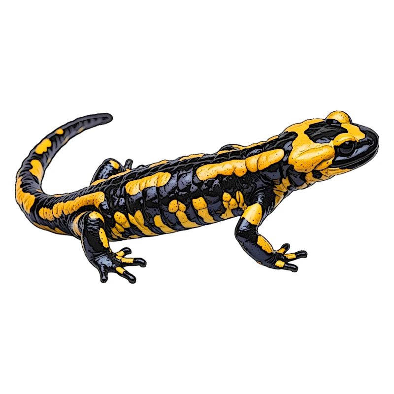 Conception de la salamandre de feu