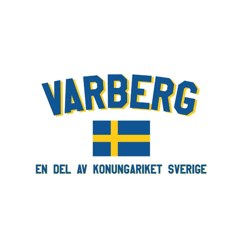 Drapeau de Varberg Partie de la Suède