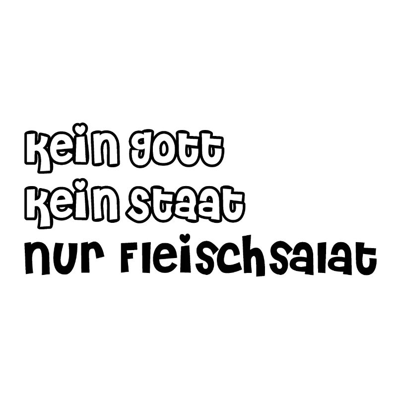 Nessun dio, nessuno stato, solo insalata di carne