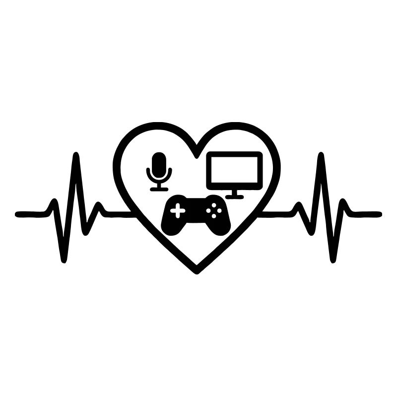 Streaming Gamer Herz Mikro Bildschirm Controller