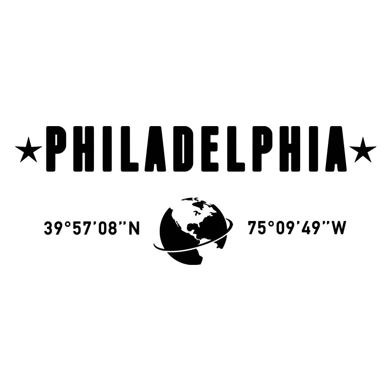 Philadelphia Coordinates Planet Earth