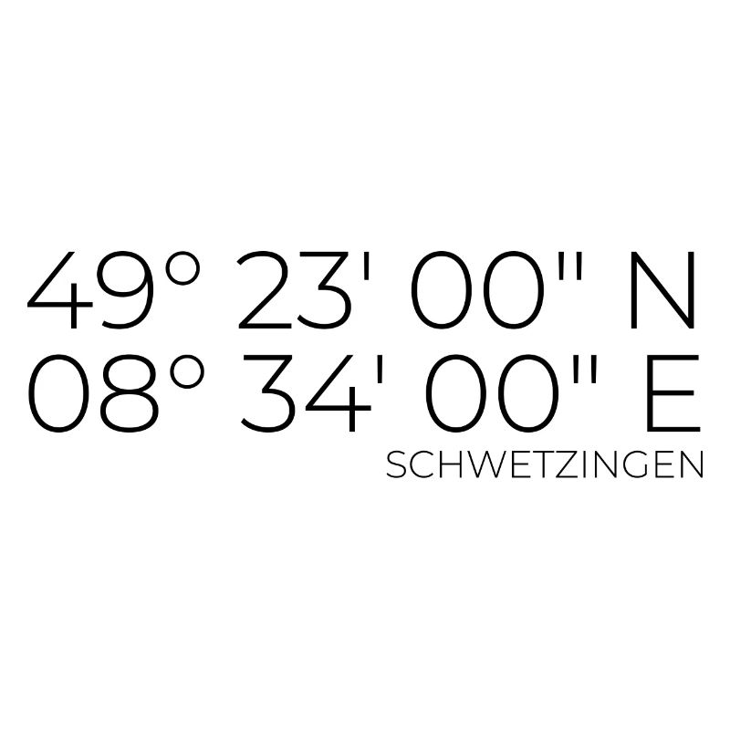 Coordinates Schwetzingen