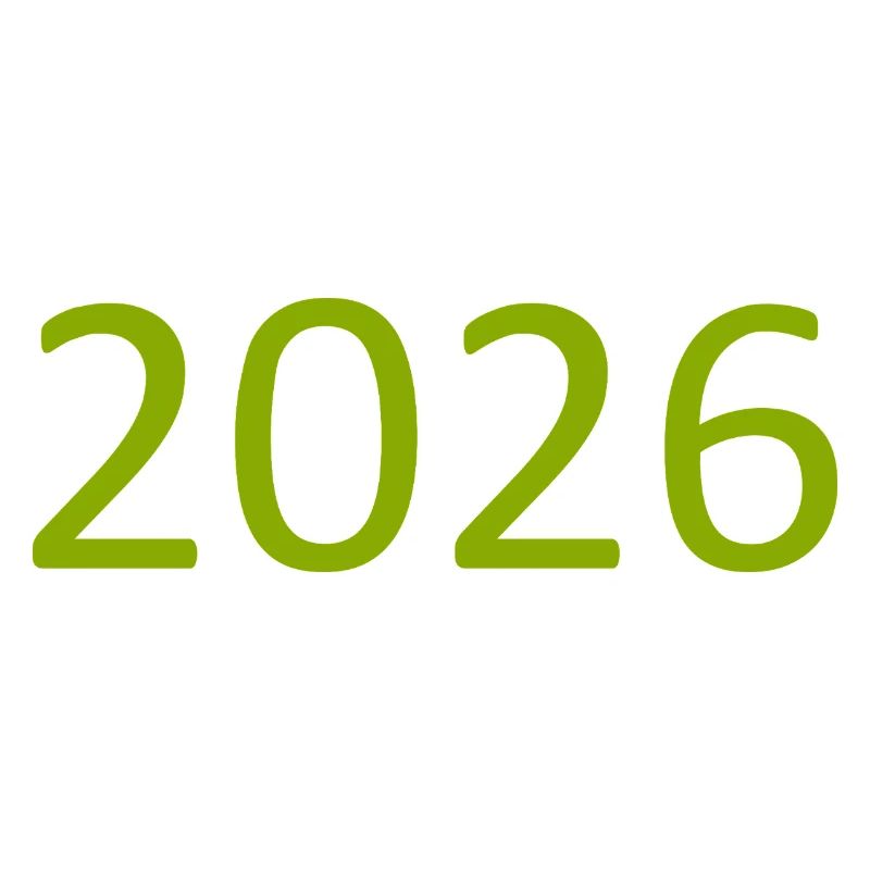 Conception de gabarit pour l’anniversaire vert 2026