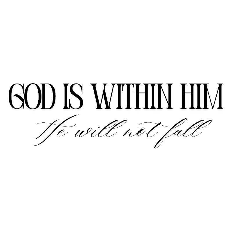 God is within him – Psalm 46:5 Bible Verses