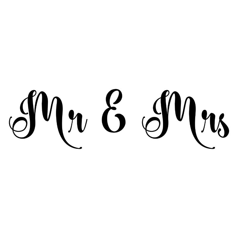 Mr & Mrs beautiful wedding design