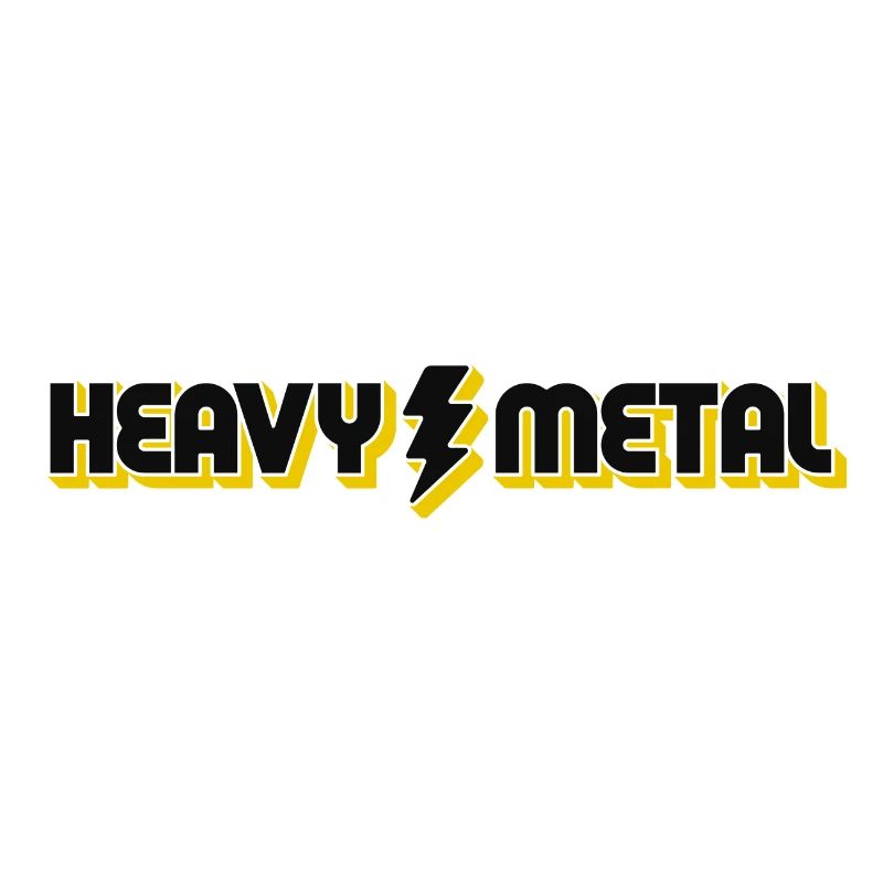 Bold Lightning Heavy Metal Logo Design