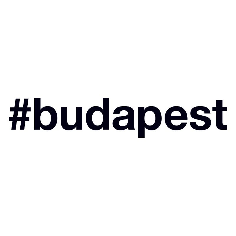 BUDAPEST Hashtag