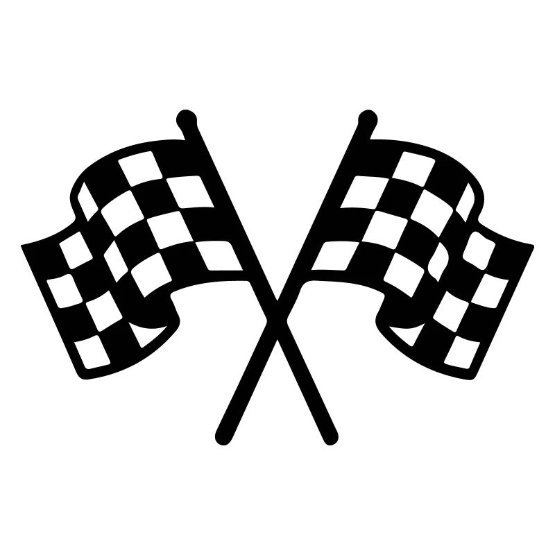 Icône du drapeau de course