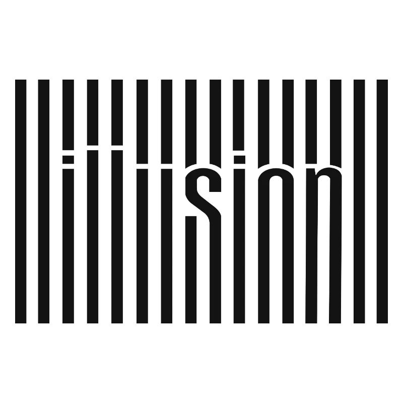 Art textuel du code-barres d’illusion