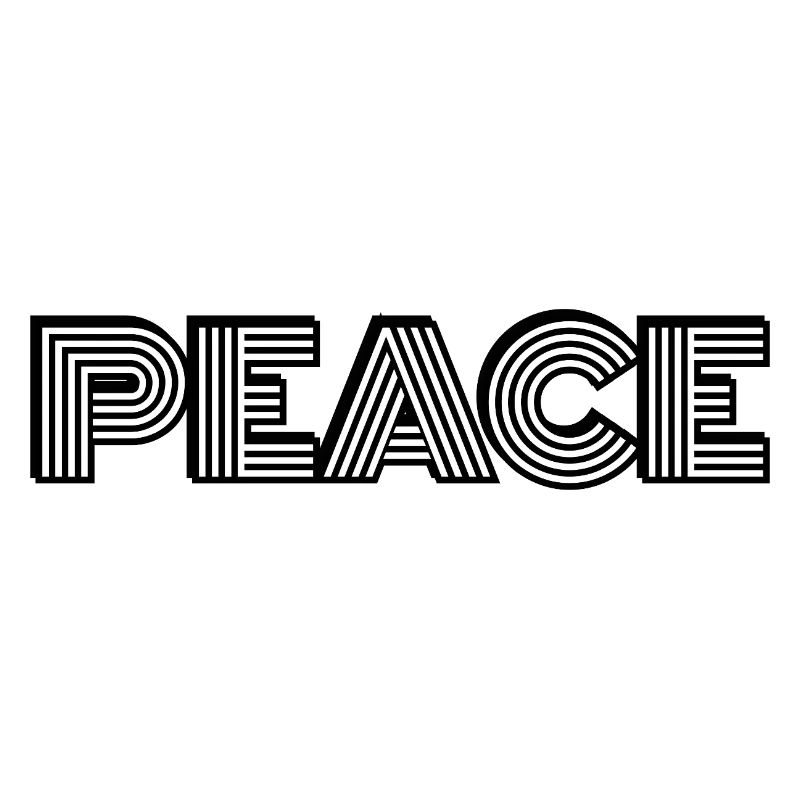 Peace Rétro Bold Typographie