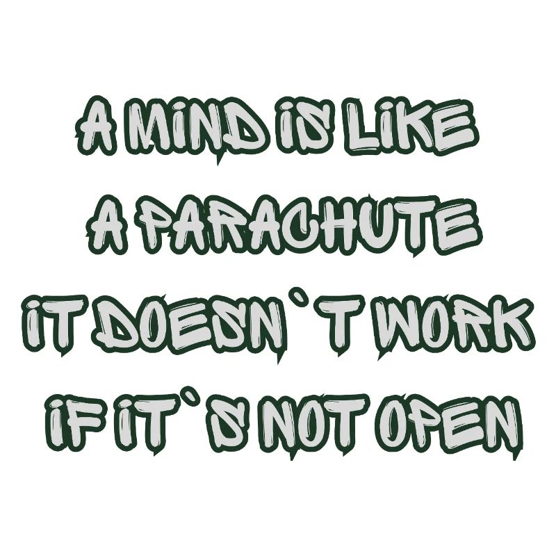 Open Mind Parachute Quote