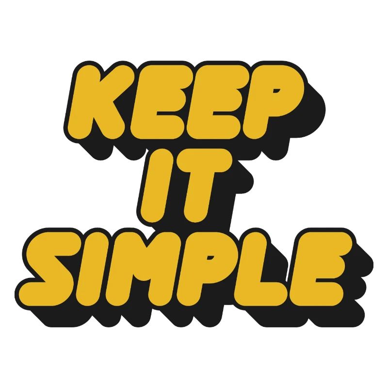 Keep It Simple Retro Bold