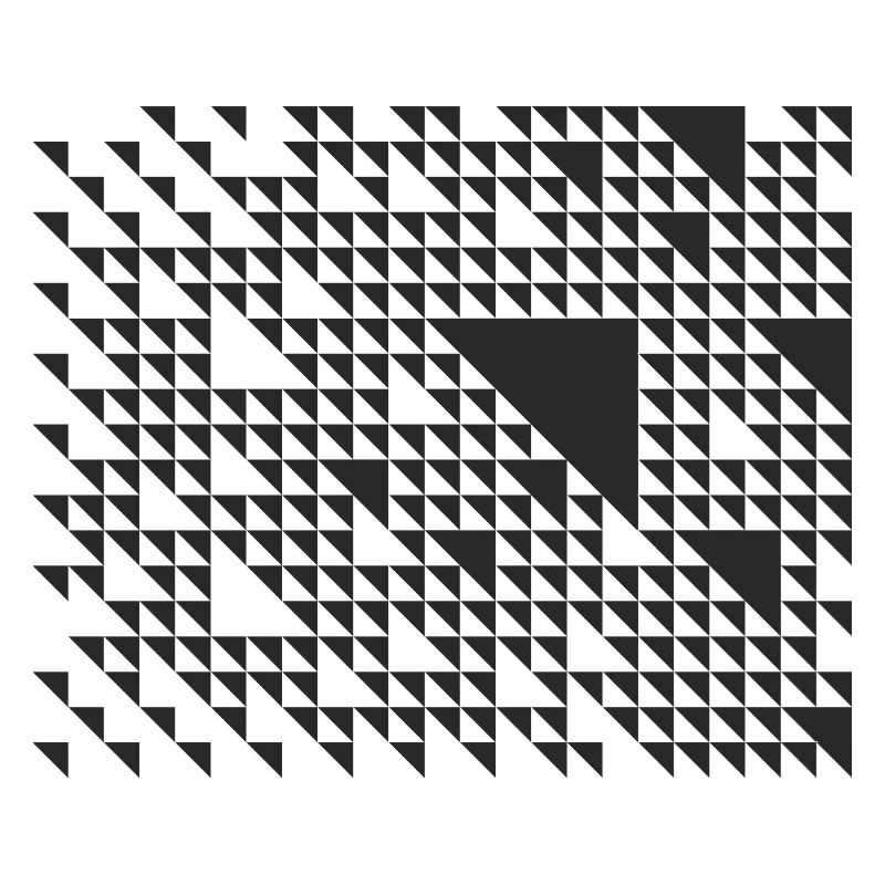 geometric triangles pattern design