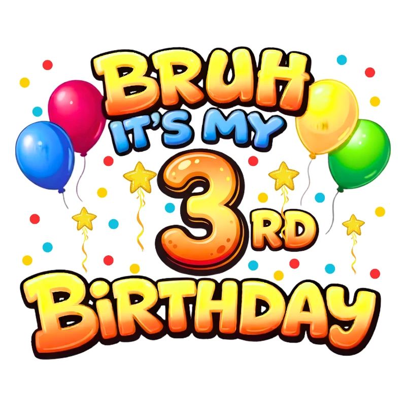 3. Geburtstagsshirt 3. Geburtstagsgeschenk Junge Mädchen 3.