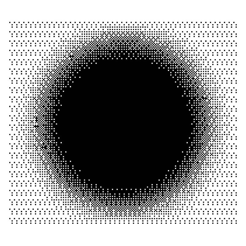 Design des points de soleil noirs