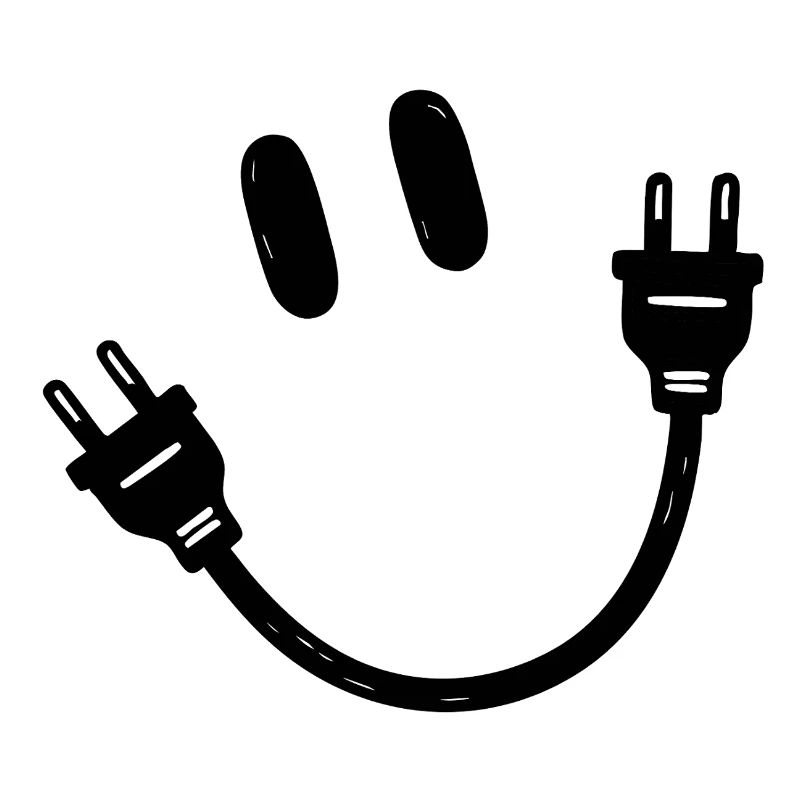 Electrician Electrical Engineer Schuko Plug Funny