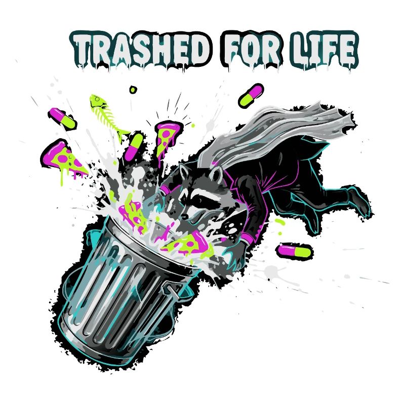 Trashed for Life Waschbär