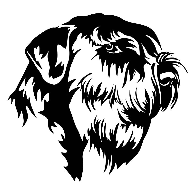 Tête de Schnauzer géant