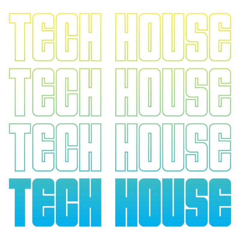 Tech House Neon Repeat