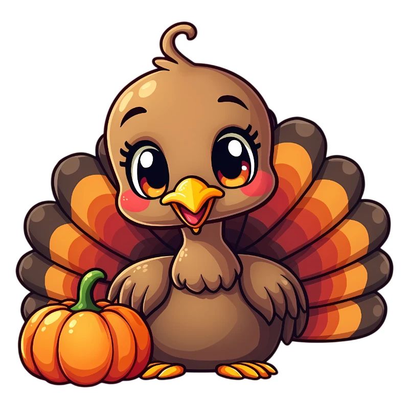 Bébé dinde de Thanksgiving