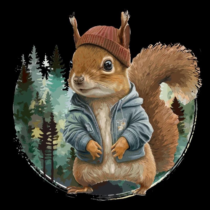 Écureuil mignon