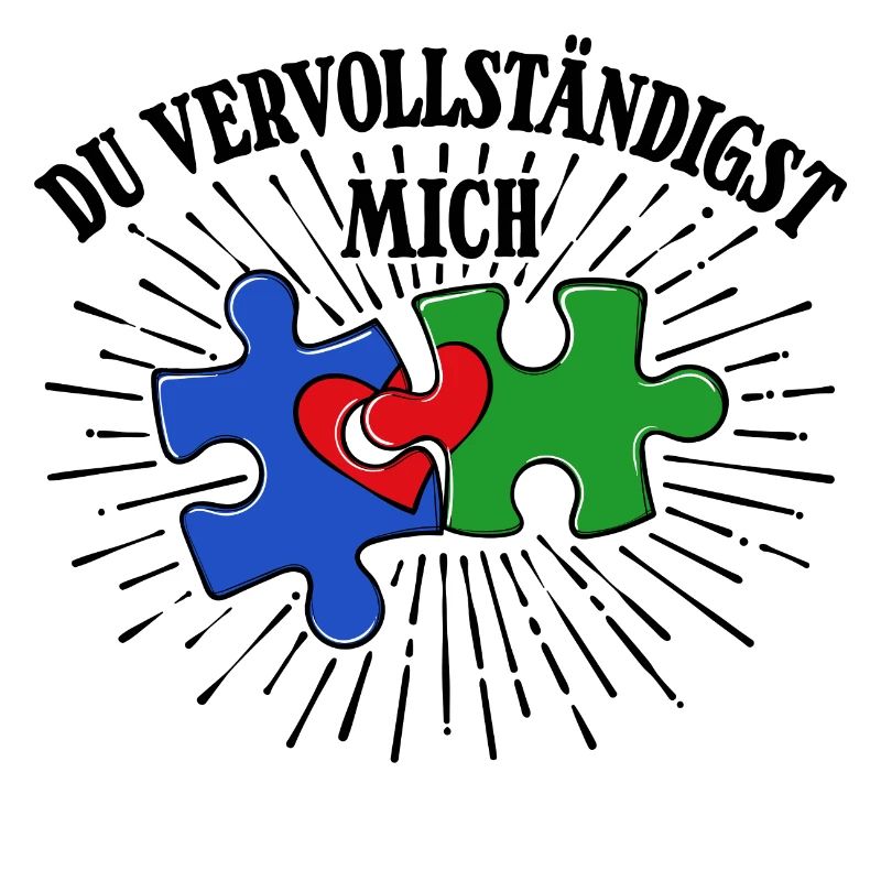 Romantisch Valentinstag Herz Statement