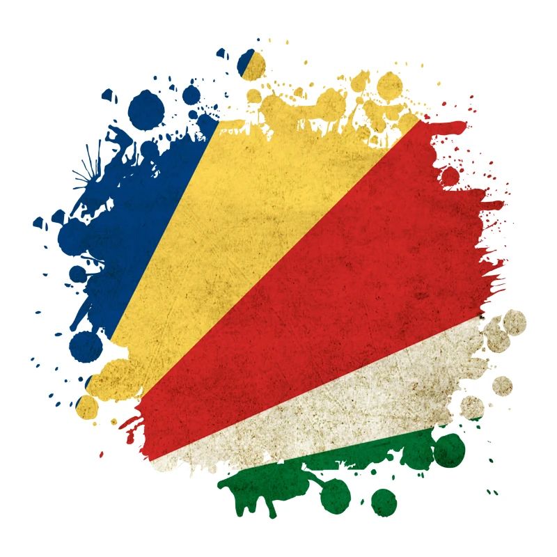 Design du drapeau des Seychelles Blob