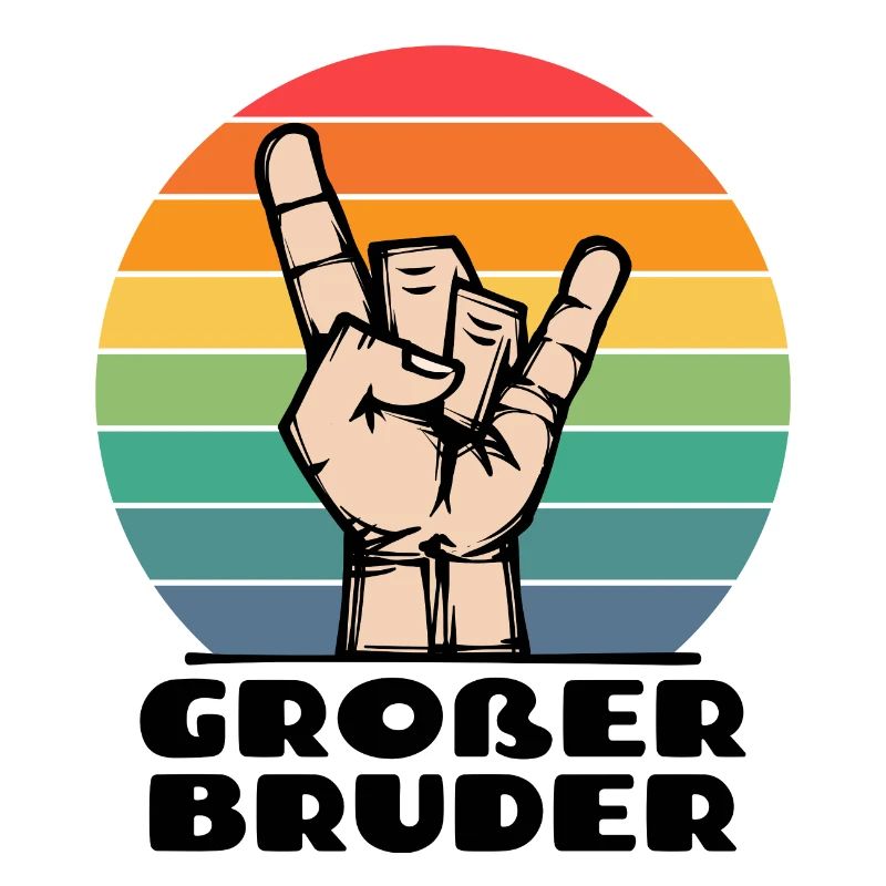 Stolzer Großer Bruder Statement Bruderherz