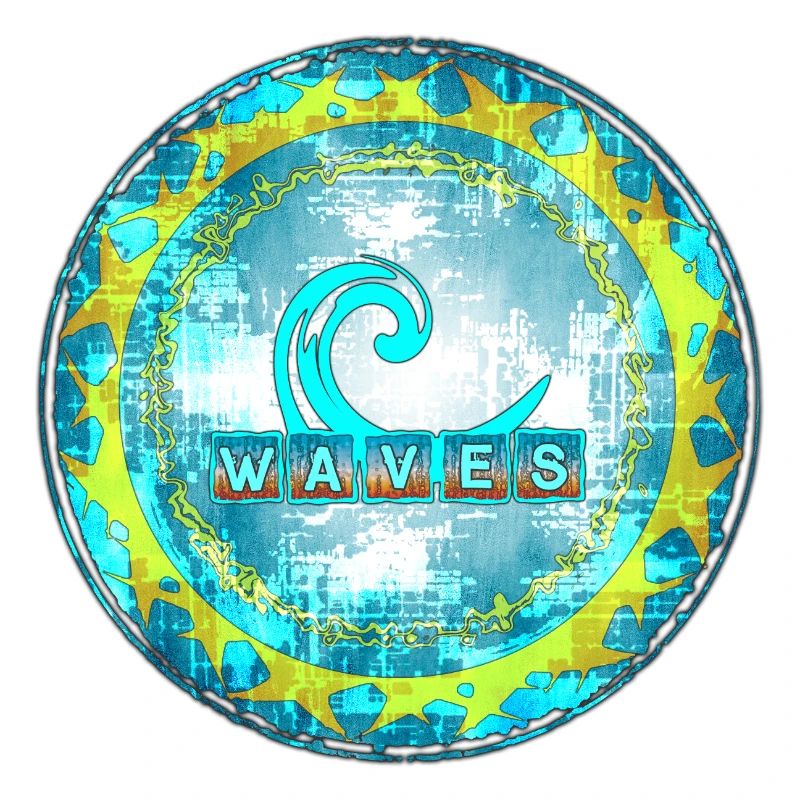 Abstract Waves Pattern