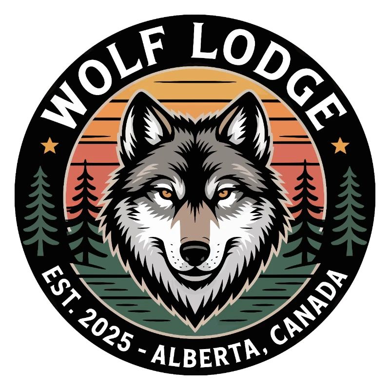 Wolf Lodge Alberta Emblem