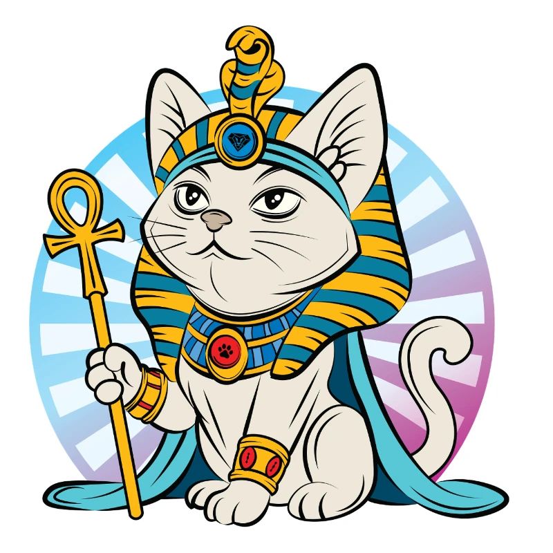 Chat pharaon égyptien