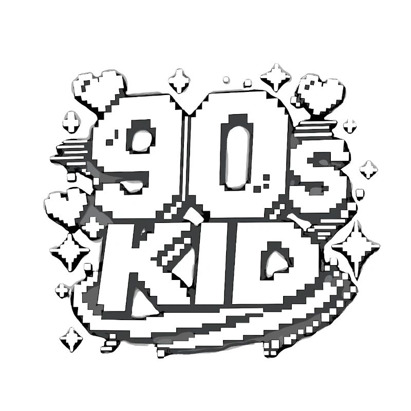 90er Kid Pixel Design