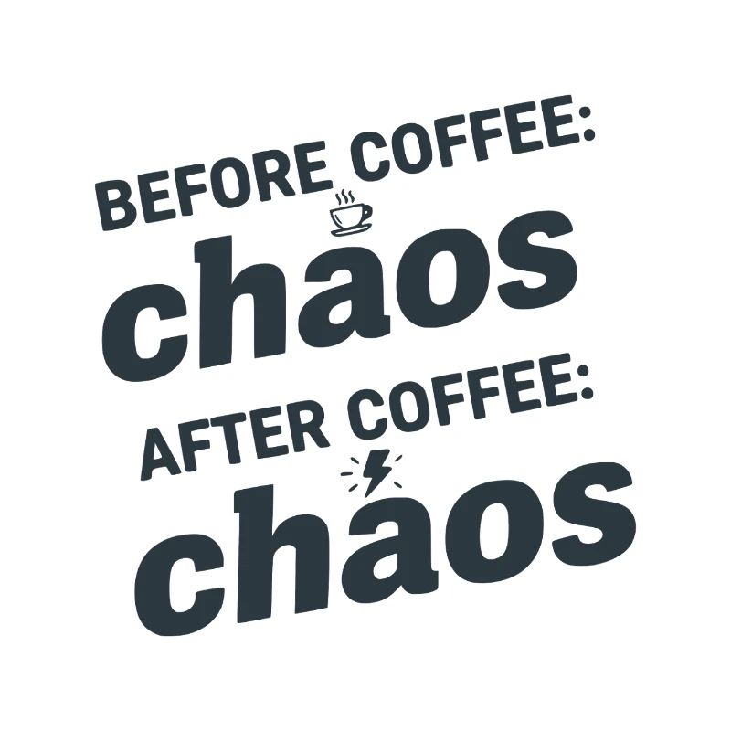 Before & After Coffee Chaos