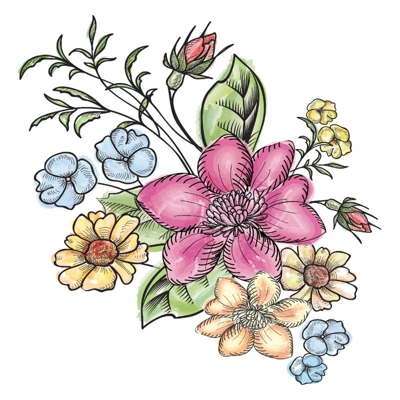 Floral floral pattern
