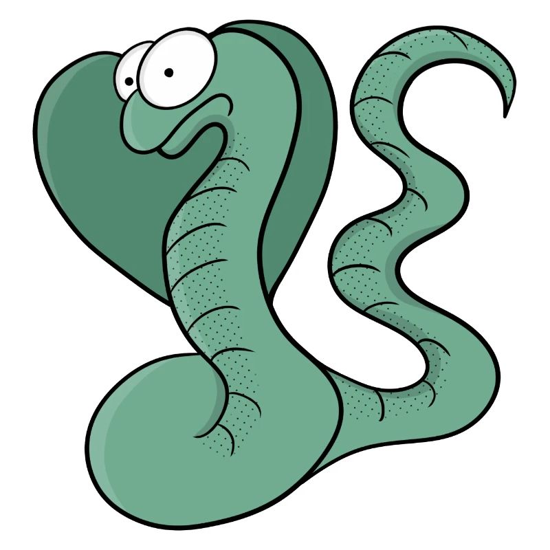 A cute snake