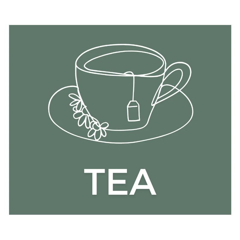 Tea Cup Line Drawing