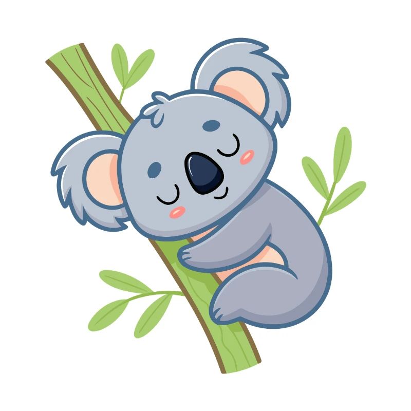 Weiche Ast-Schläfer-Koala