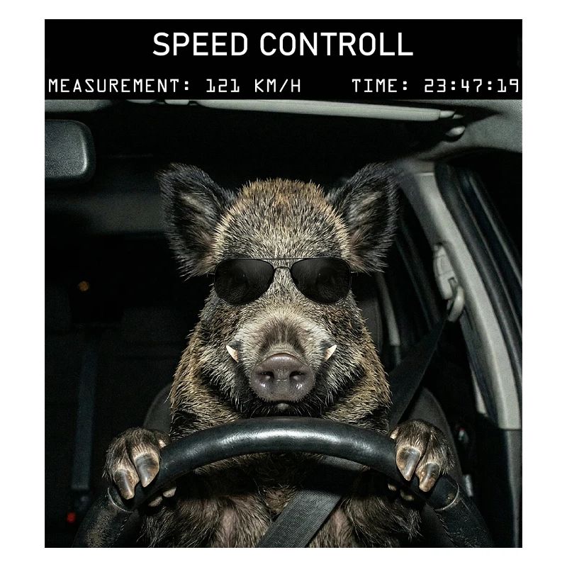 Wild boar speed control