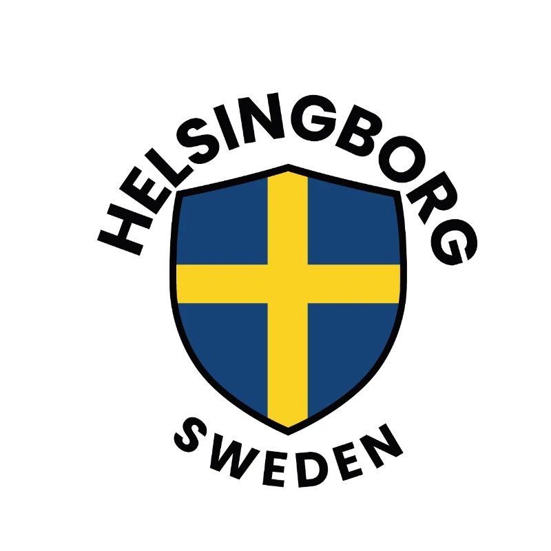 Shield with Swedish Flag