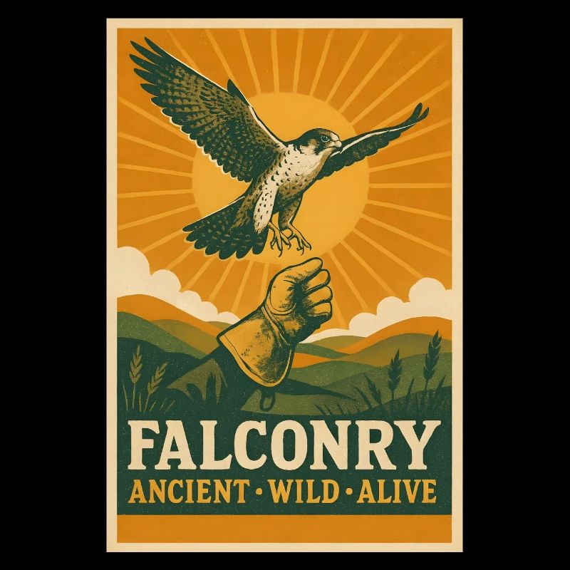Falknerei: alt, wild, lebendig | Greifvogel