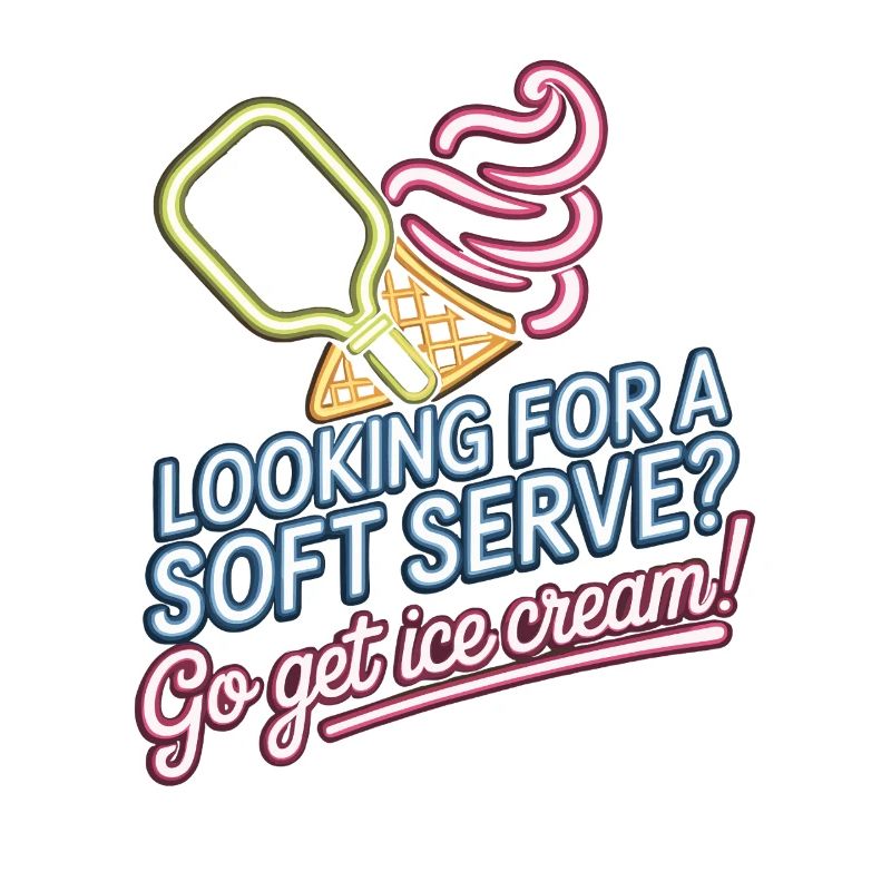 Pickleball Player Looking For Soft Serve Dinking