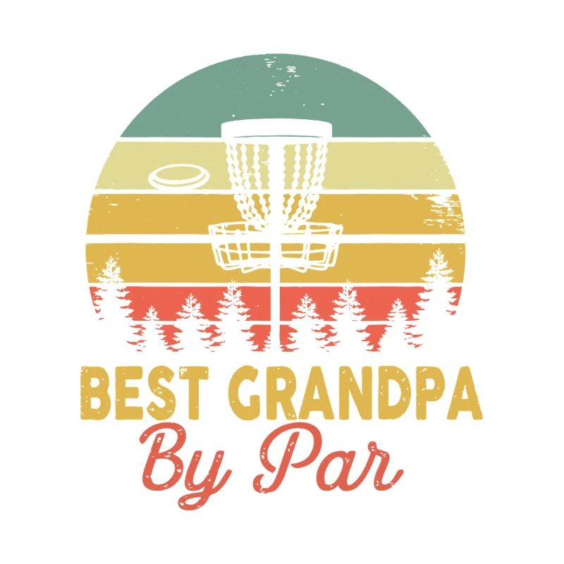 Bester Opa nach Par Disc Golf Tee