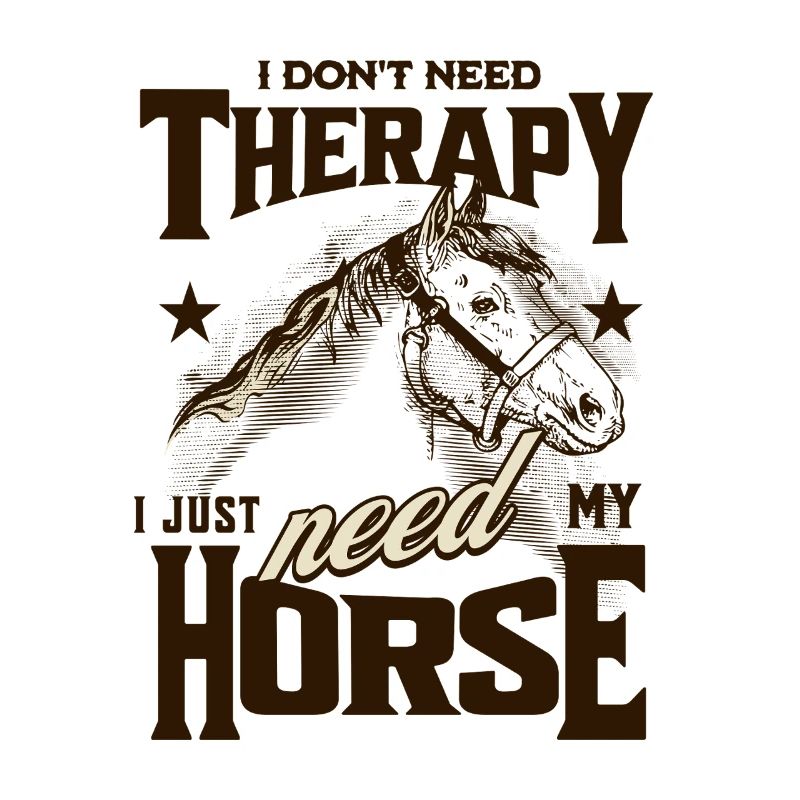 Pferdetherapie-Humor